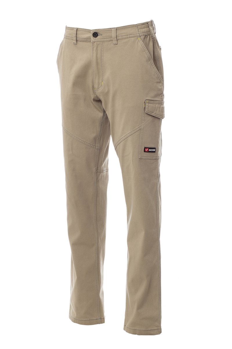 PAYPER Arbeitshose WORKER STRETCH - Unisex - Lock System - Dreifachnähte khaki 4XL Image