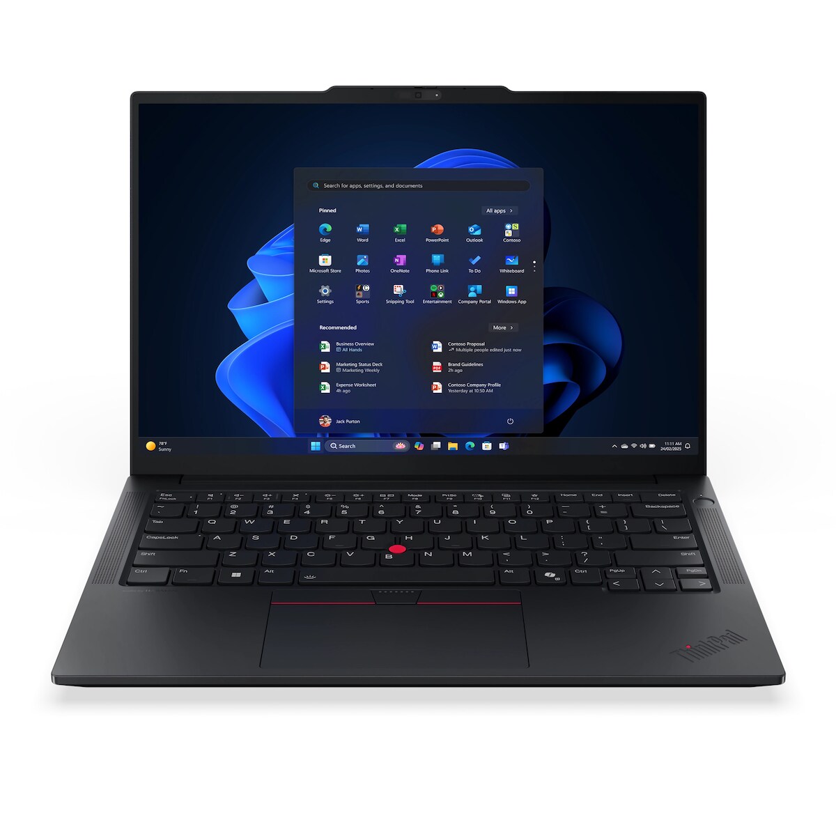 Lenovo ThinkPad E14 G7 (Black, 14" WUXGA, AMD Ryzen™ 5 220, 16 GB RAM, 500 GB SSD) mit Windows 11 Pro & Office 2024 Pro Image
