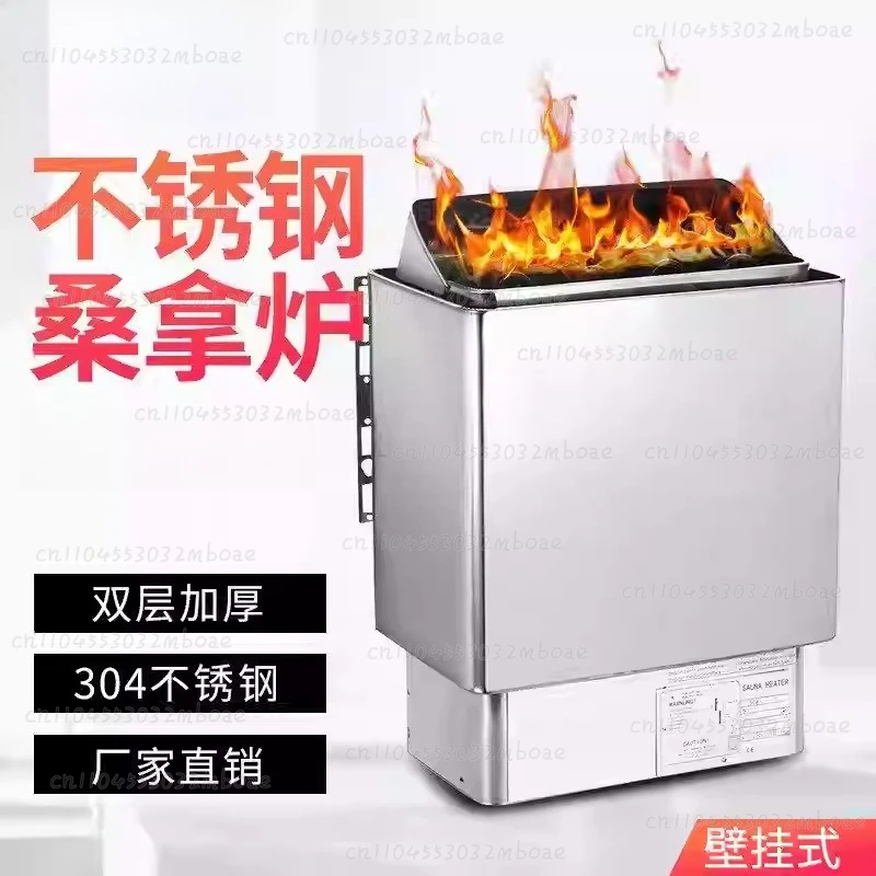 9KW 8kw 6kw 4,5kw 3kw Saunaofen 220V 380V Sauna-Dampfgenerator für den Heimgebrauch Heizgerät Trockeneinrichtung123456a