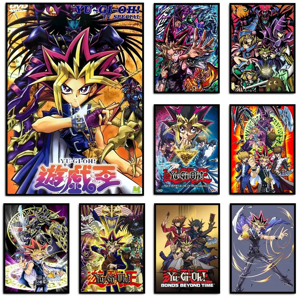 Amine Y-Yu Gi Oh klassisches Anime-Poster, HD-Kunst, klebrige Wand, wasserdicht, für Zuhause, Wohnzimmer, Schlafzimmer, Bar, ästhetische Dekoration Image