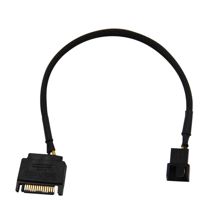 1 Stücke SATA 15Pin zu 3Pin 4Pin Lüfter Kabel Mainboard CPU Lüfter Adapter Anschlüsse Image