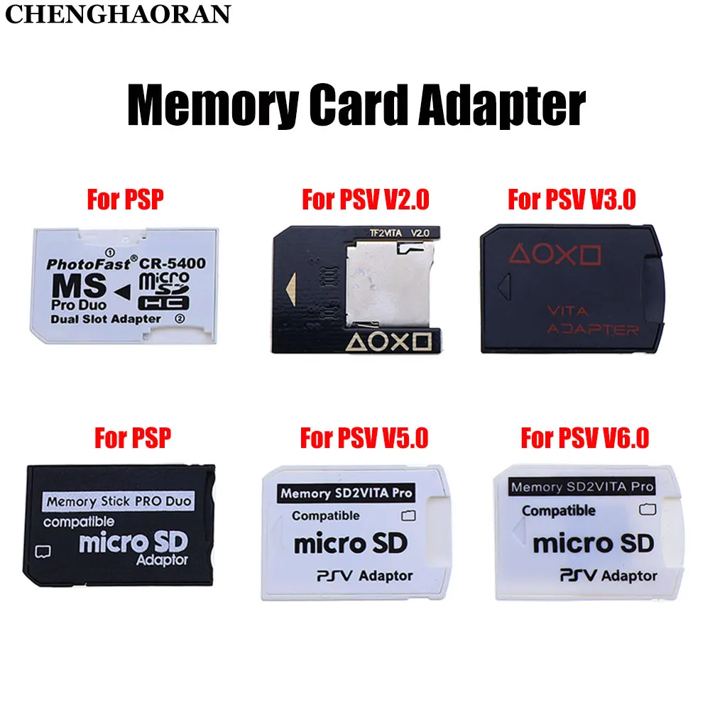 Micro-SD-Speicherkartensteckplatz für PS Vita PSV 1000 2000 PSV 1000 PSV 2000 SDHC TF Micro SD-Kartenadapter-Lesegerät für PSP 1000 2000 3000 Image