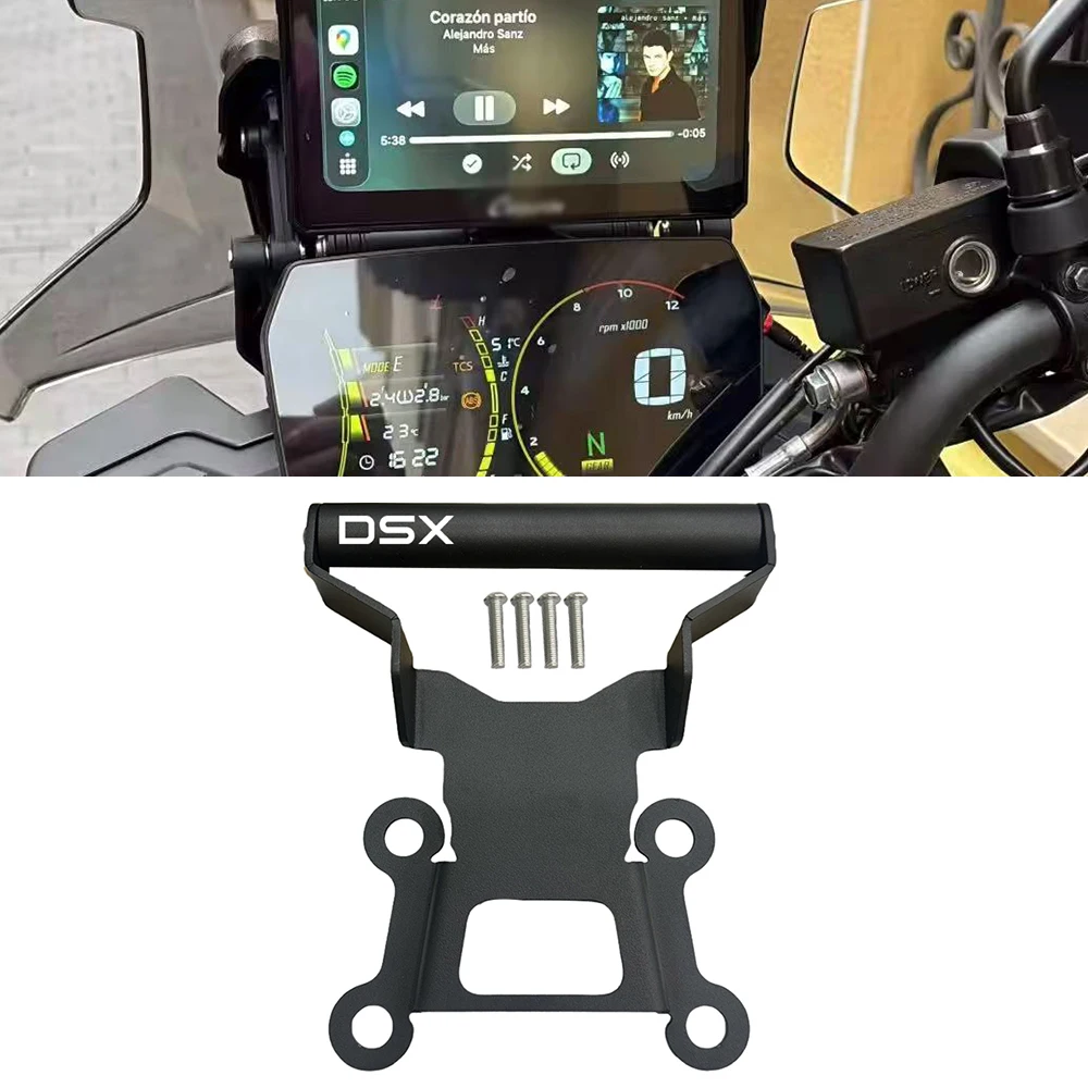 GPS-Navigationshalterung mit 22mm Verlängerungsstange für VOGE Valico DSX625 625DSX DS625X DS525X DS 625 525X Handyhalterung Image