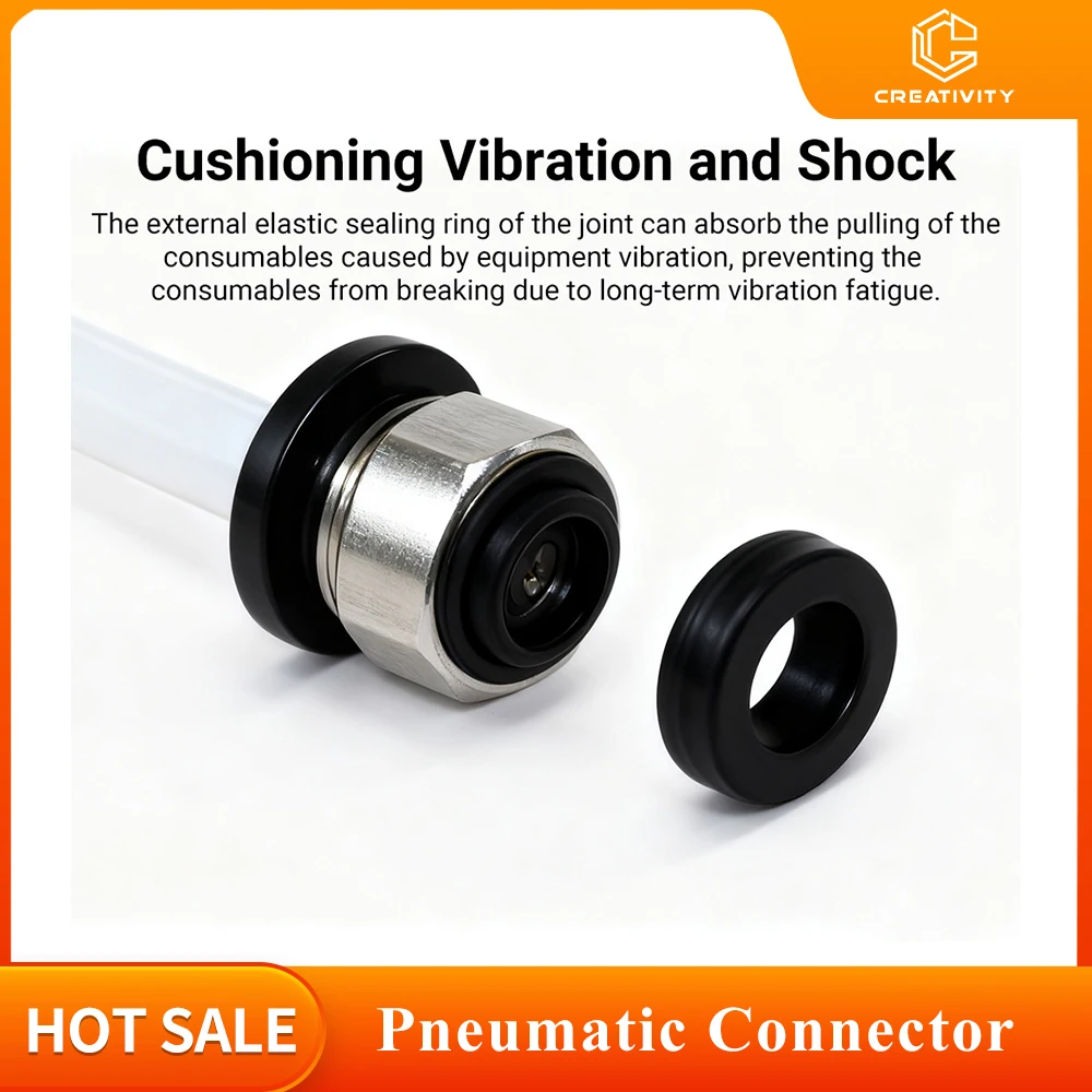 Für Bambu Lab X1 P1P P1S A1 3D Drucker PTFE Rohr Hall Schalter Pneumatische Stecker Filament Extruder 3D Drucker Teile Image