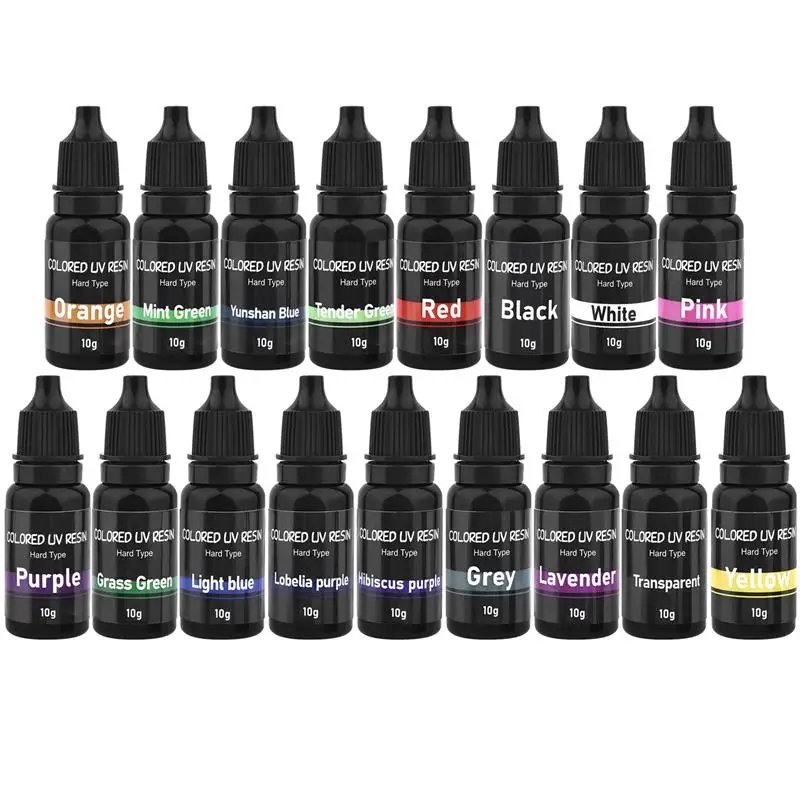 10g UV-Epoxidharz-Kleber für DIY-Schmuckherstellung, Hohe Transparenz, Schnelltrocknend, Hohe Härte, UV-Lampen-Klebstoff für DIY-Handwerk, Dekoration und Schmuckherstellung Image