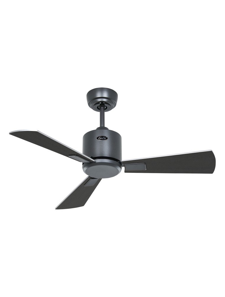 eco neo III 92, ventilator ohne licht, gehäuse in anthrazit, flügel in wenge und grau, casafan Image