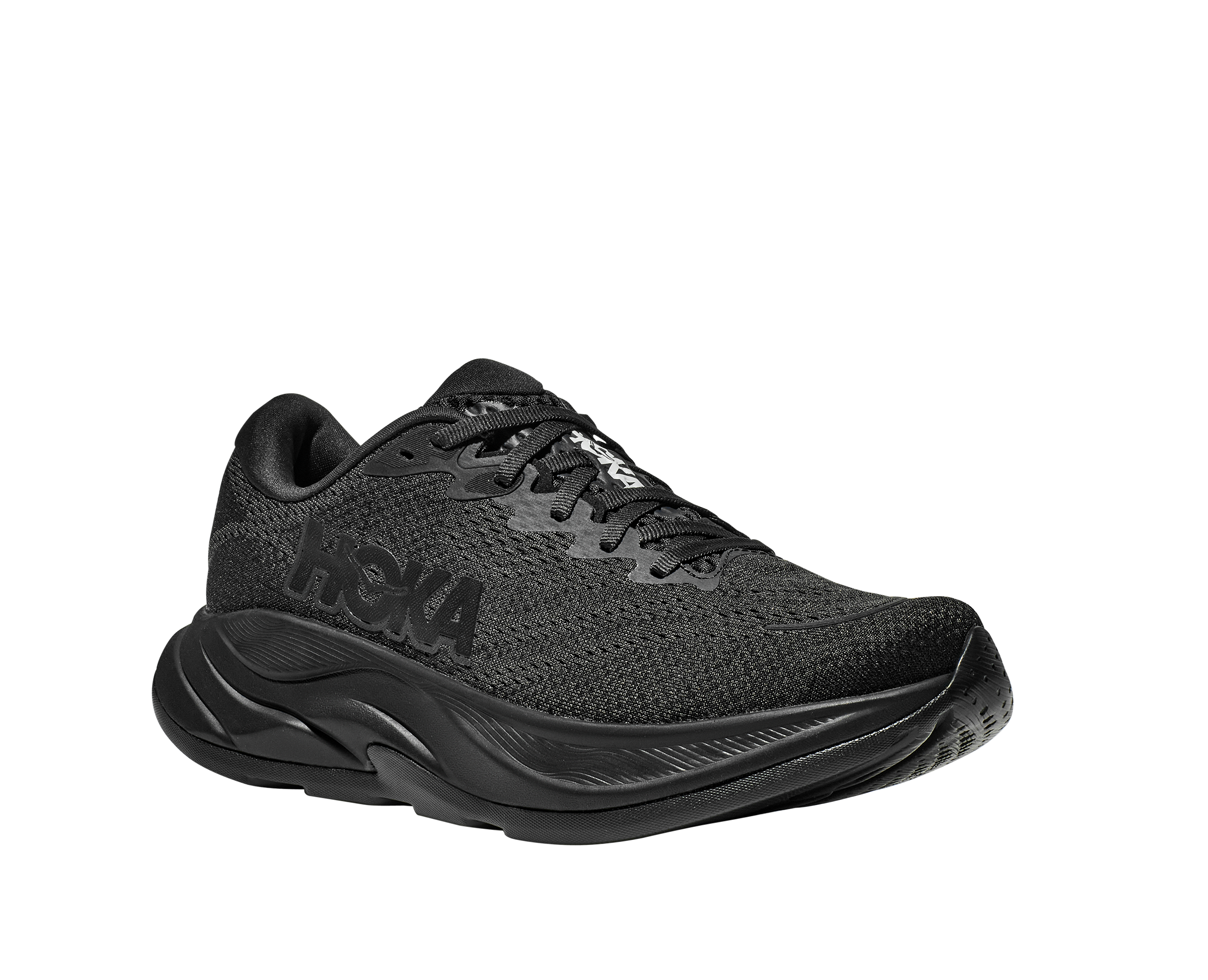 Laufschuh HOKA ONE ONE "RINCON 4", Herren, Gr. 44,5, schwarz, schwarz, Synthetik, Textil, mehrfarbig, Schuhe Laufschuh