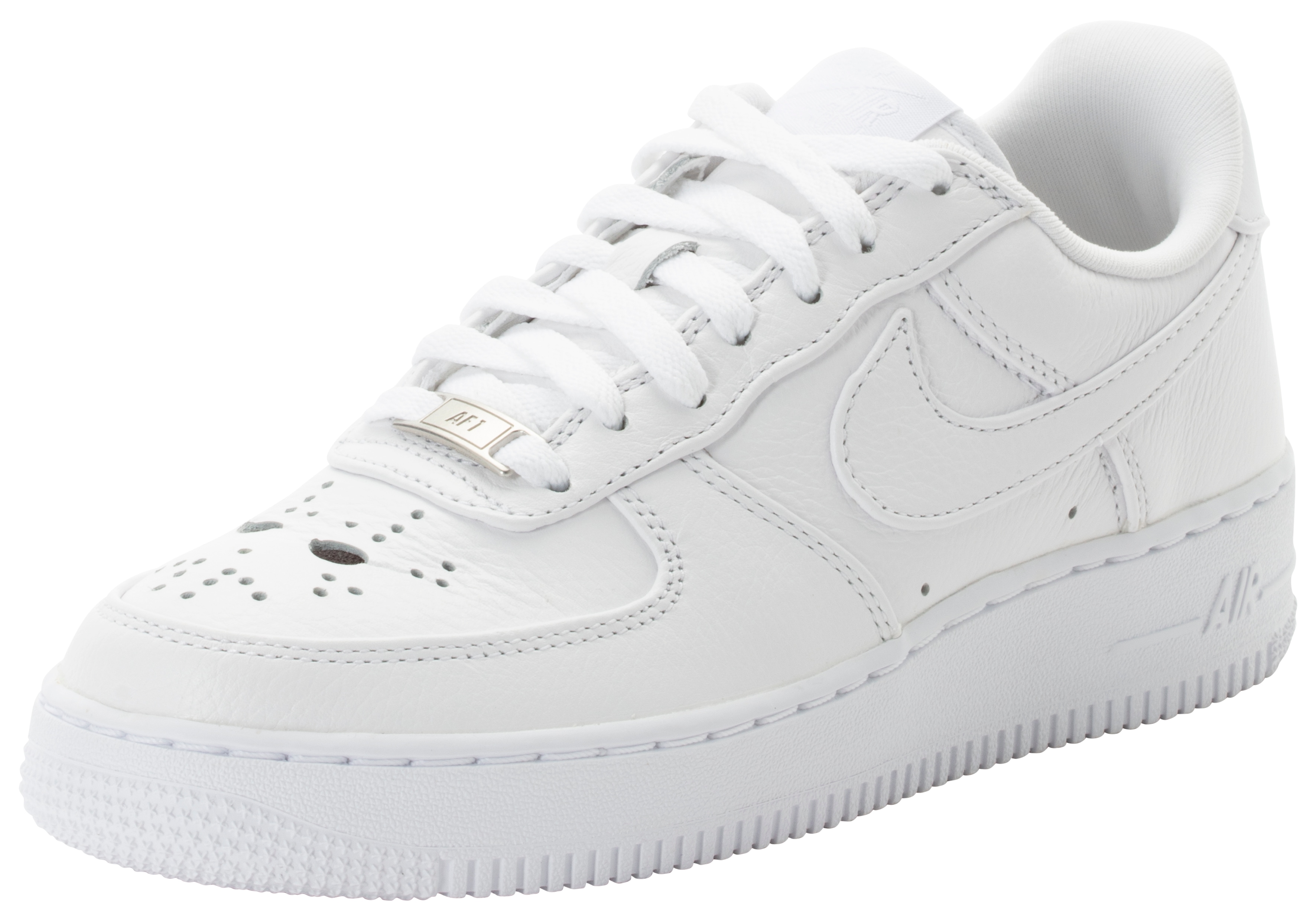 Sneaker NIKE SPORTSWEAR "Nike Air Force 1 Low Retro", Herren, Gr. 40 (7), weiß, weiß, Schuhe Sneaker