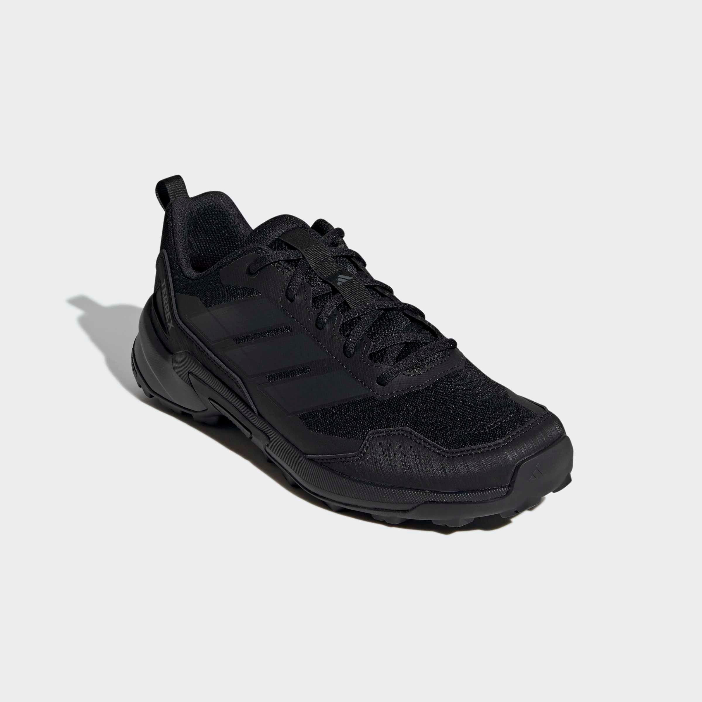 Wanderschuh ADIDAS TERREX "EASTRAIL 3", Herren, Gr. 47, core schwarz, carbon, grau four, Synthetik, Textil, Schuhe Wanderschuh