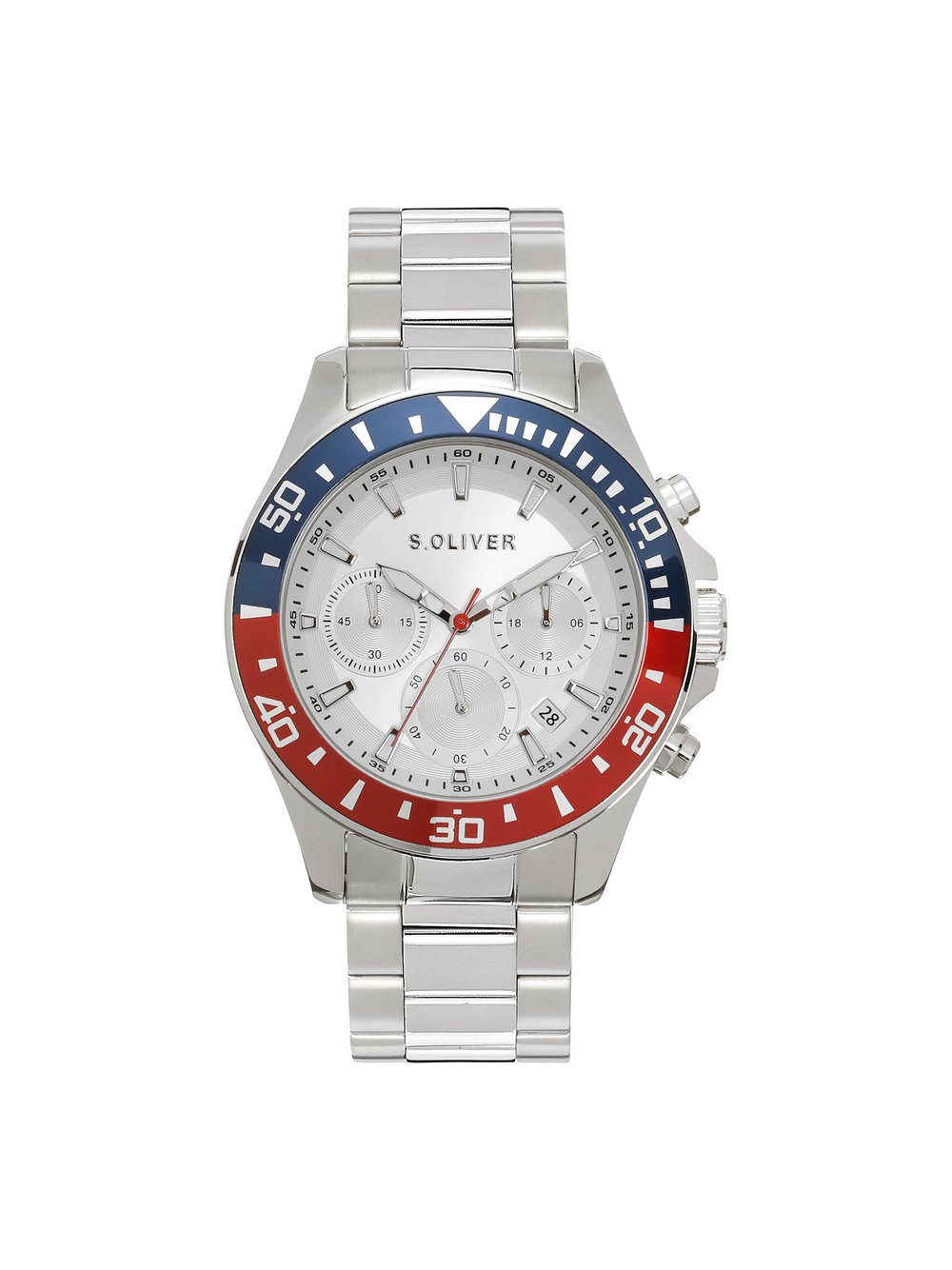 s.Oliver Armbanduhr Herren silber, ONE SIZE Image
