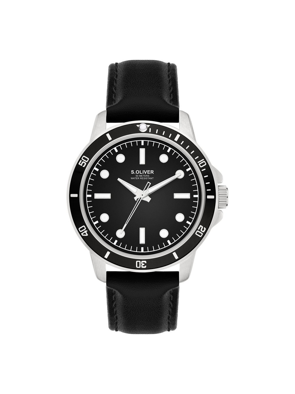 s.Oliver Armbanduhr Herren schwarz, ONE SIZE Image