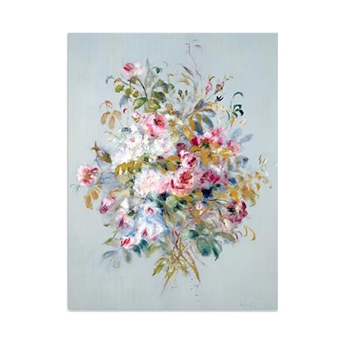 Abstraktes Aquarell Blumen Wandkunst Leinwanddrucke Blumen Heimdekoration Dekor gerollte Leinwand kein Rahmen ungerahmt ungedehnt Image