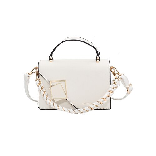 Elegante Damen-Umhängetasche aus Kunstleder, schicke Schultertasche mit Henkel und Kettenriemen, modische, wandelbare Handtasche für Damen, perfekt für Alltag, Urlaub und Partys