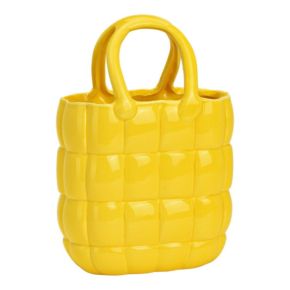 Vase "Handtasche" aus Keramik Rosa Image