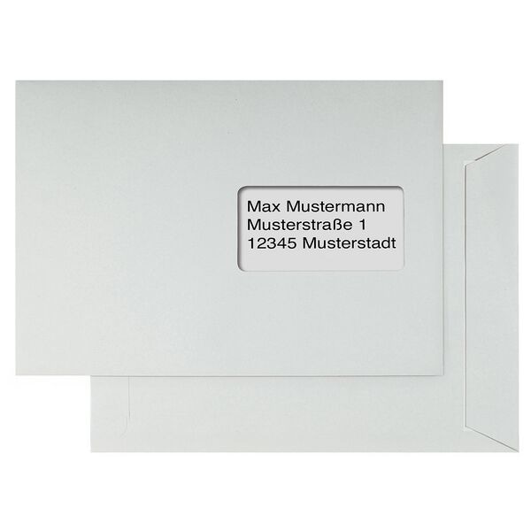 OTTO Office 500 Versandtaschen DIN C5 80 g/m² mit Fenster, 22.9x16.2 cm Image