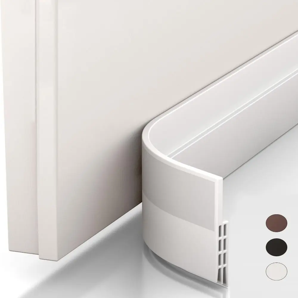 Schalldichte Türbodendichtung Insektenschutz TPE Zugluftstopper 100cm Selbstklebender Türzugluftstopper Wohnzimmer