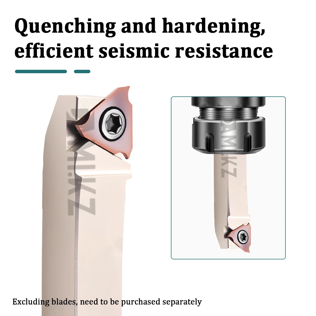 CNC-Werkzeughalter für Flachnutfräsen, geeignet für TGF-Einsätze, CNC-Drehmaschinen-Schlitzfräser, Stangen KTGFR1010/1212/1616/2020JX16-F Image