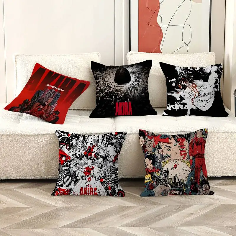 Anime Akira Retro Kissenbezug, Auto-Kissenbezug für Sofa, Auto, Weihnachtsgeschenk, 40 x 40 cm, 45 x 45 cm