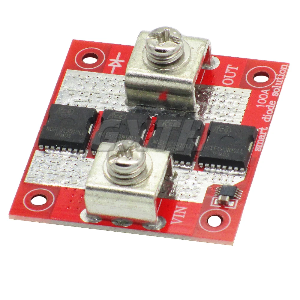 100 A hoher Strom, ideales Diodenmodul, Laden, Rückflussschutz, Verpolungsanschluss, Rückwärtsstromschutz, nicht geerdet Image