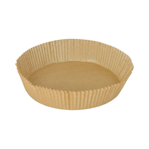 720 Backpapierzuschnitte Ø 21 cm · 5 cm braun für Heißluftfritteusen Image