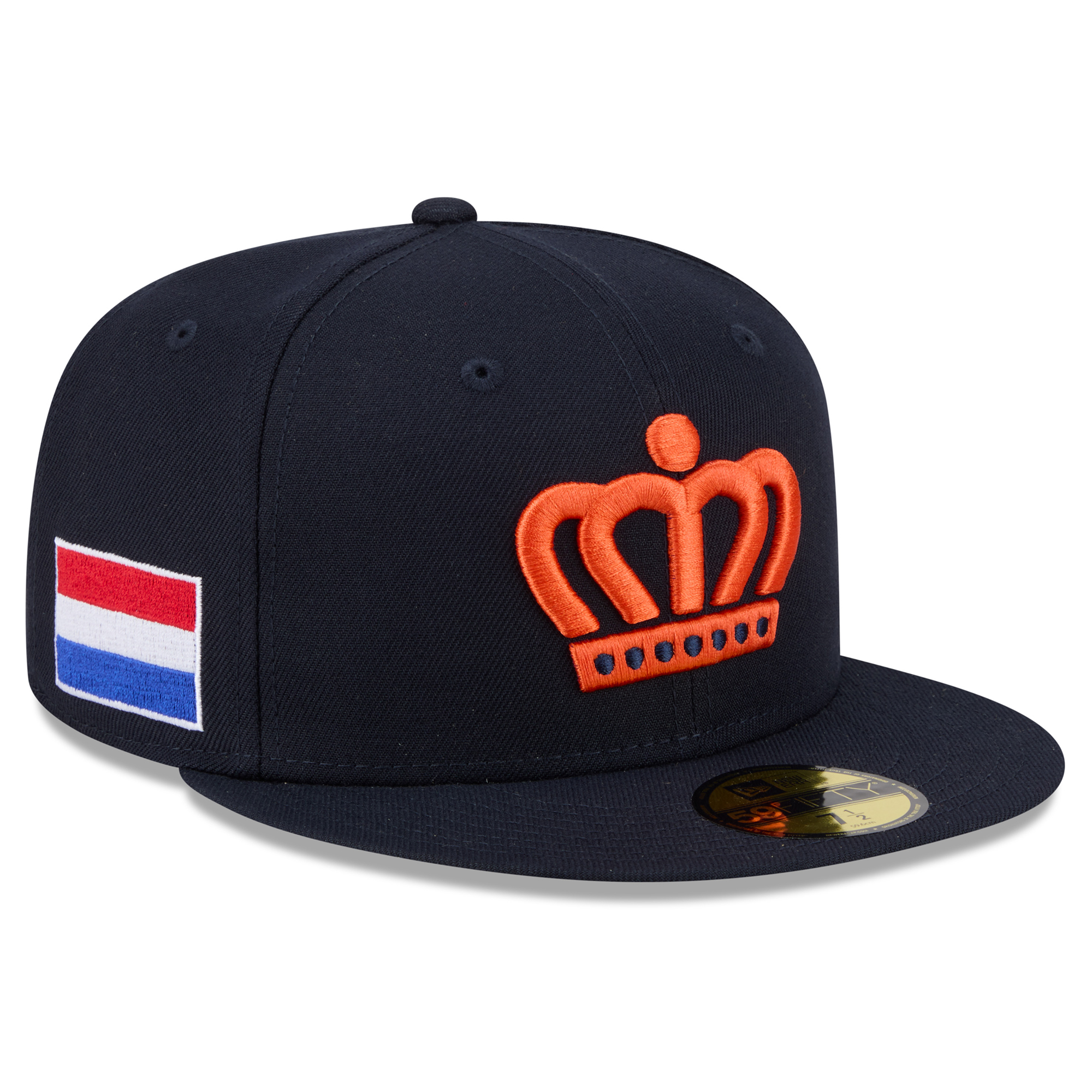 New Era Herren-Baseballkappe in Marineblau, Niederlande, World Baseball Classic 2026, 59FIFTY Fitted Cap Image