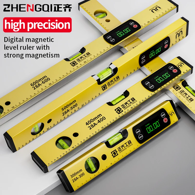 Livella a bolla ad alta precisione Righello magnetico ad alto cuscinetto Bolle a leva Righello orizzontale antiruggine Righello di equilibrio del livella a bolla