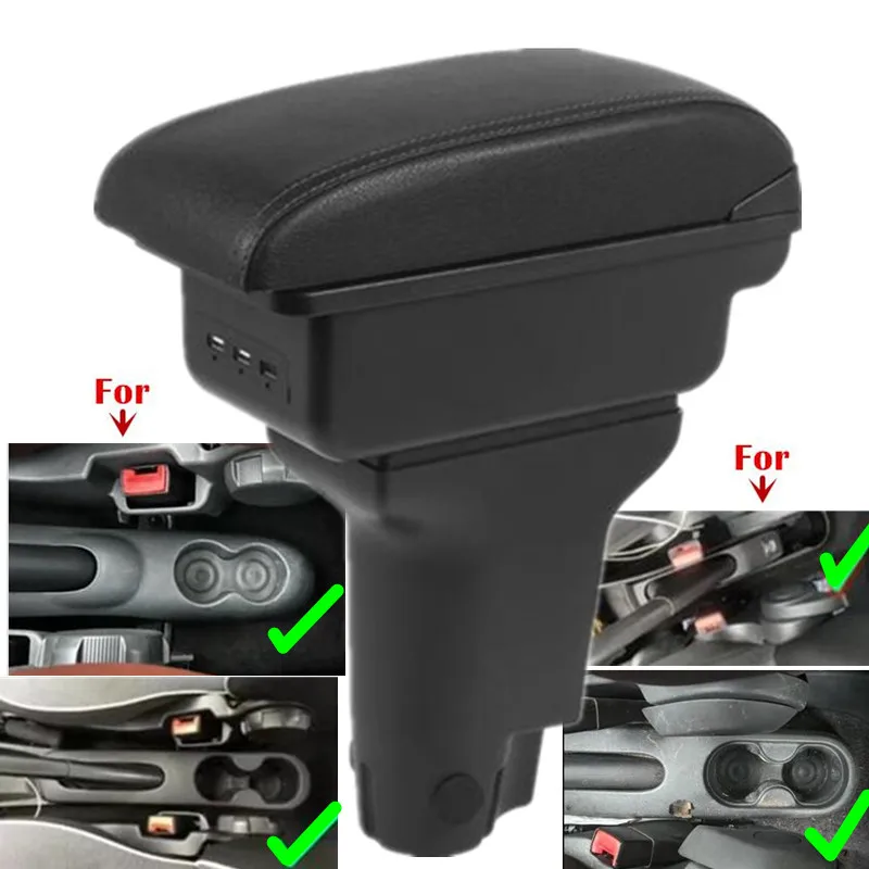 Per Fiat 500 Bracciolo Box Per Fiat CRONOS Auto Bracciolo Scatola di Immagazzinaggio Auto Dedicato aumentare Dettagli Interni Retrofit Accessori