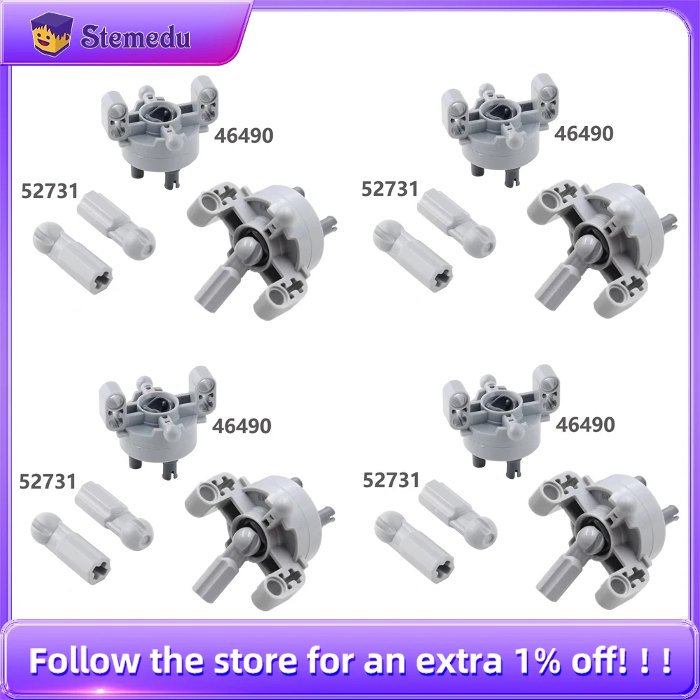 4 Sätze technische Teile Radnabe CV Kardan Kugelgelenk Lenkung Aufhängung Antriebsachse Legoeds-kompatible 46490 52731 Anschlüsse Image