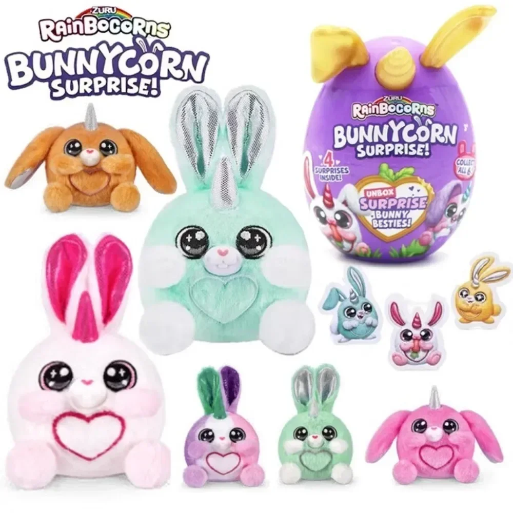 Zuru Rainbocorns Surprise Bunnycorn Surprise Mystery Original Zuru Plüschtiere Mini-Marken-Spielzeug, süßes Geschenk für Kinder, Katzenspielzeug Image