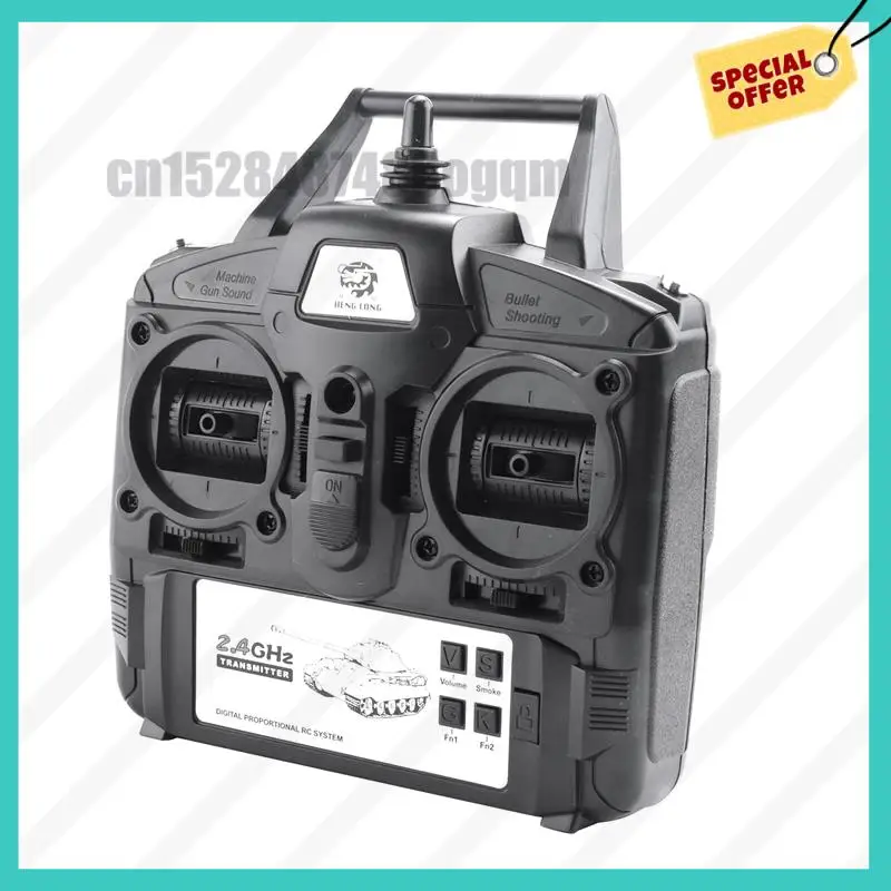-ABJZ 1/16 RC Auto Fernbedienung 7,0 Mainboard + 2,4G Sender Fernbedienung System Set Für Heng Long RC tank Modell Image