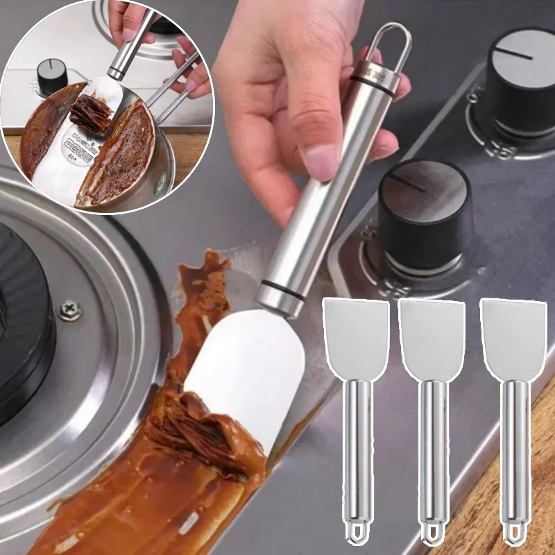 Küche Zubehör Multifunktionale Haushalt Edelstahl Reinigung Spachtel Kühlschrank Abtauung Fleck Schaber Image