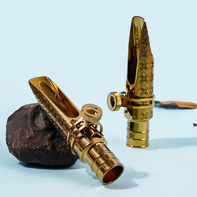 Tenorsaxophon-Mundstück, Jazz-Mundstück aus Metall, Ton, Saxophon-Ton, Saxophon-Zubehör Image