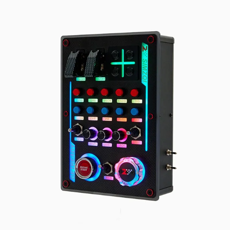 PC Zentrale Steuerung Taste Box Sim Racing Spiele Simulator RGB Controller Box Für Thrustmaster Simagic Fanatec Image
