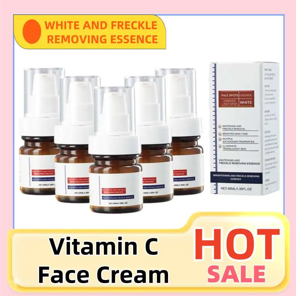 1/2/3/5 Stück Vitamin C für Gesichtscreme, straffende Gesichtscreme, Pigmente, dunkle Flecken, lindern, aufhellende Hautpflegeprodukte Image