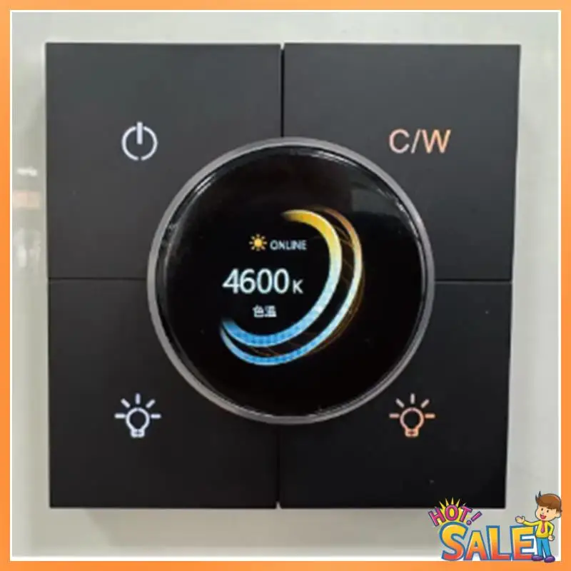 AB68 Tuya X3-Dimmgrauer intelligenter Schalter, intelligentes Multifunktionspanel für die Heimautomation Image