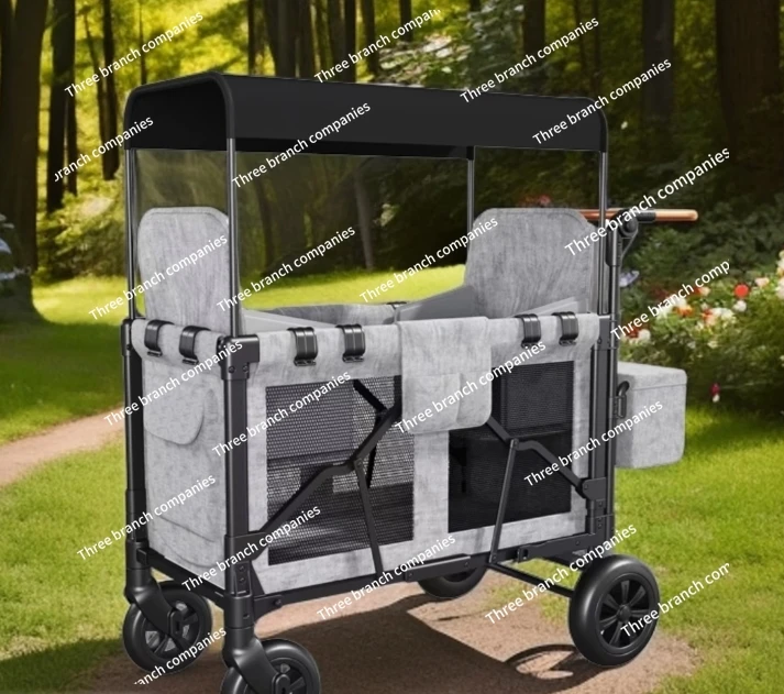 Faltbarer Strandpicknick, robust, faltbarer Kombi, Gartenwagen, Wohnmobil Image