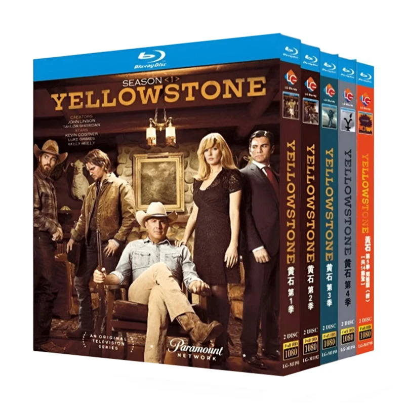 Disque Blu-ray saison 1-5 Yellowstone