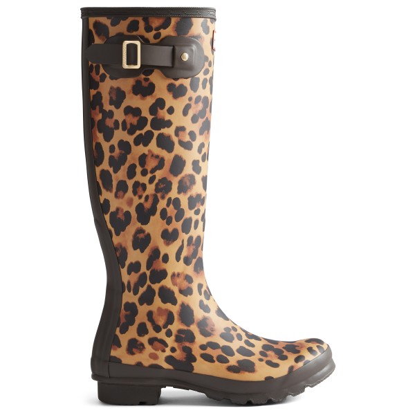 Hunter Boots - Women's Original Tall Leopard Boot - Gummistiefel 38 | EU 38 braun
