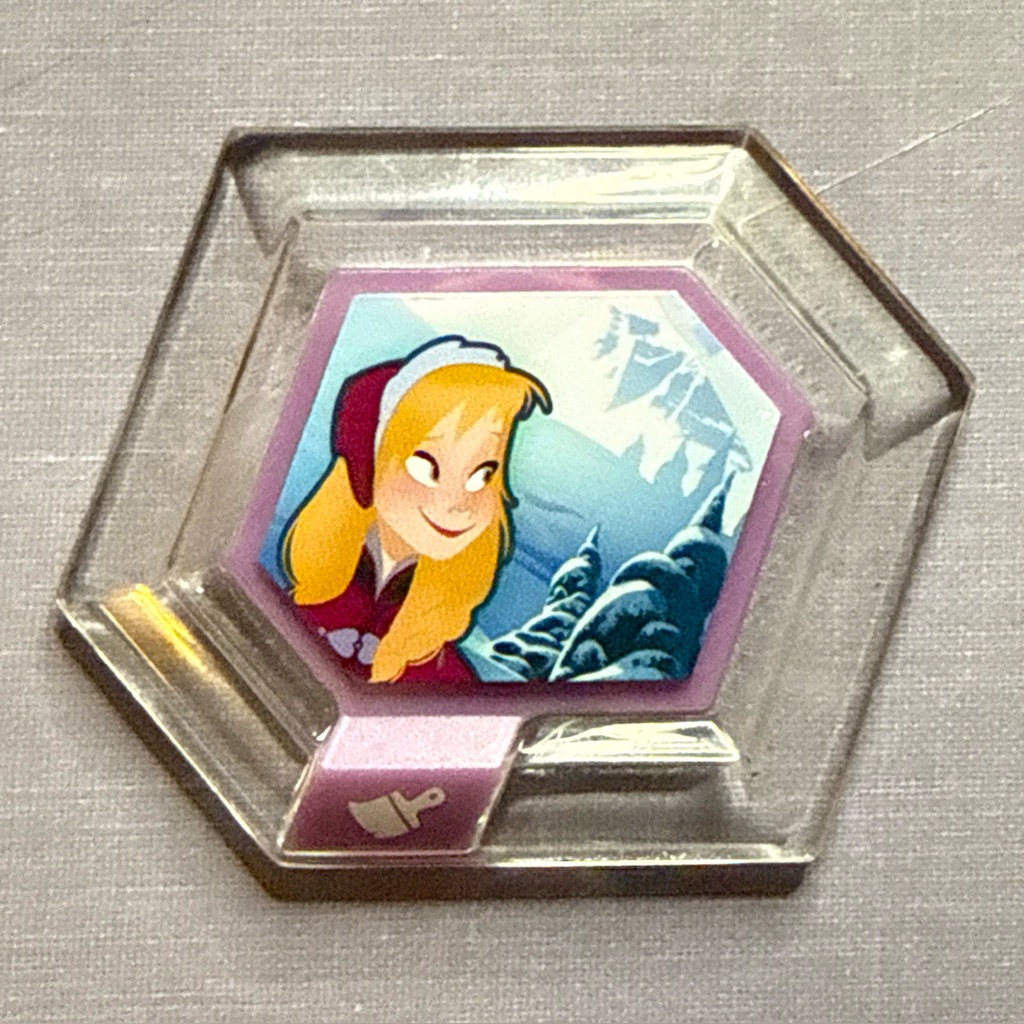 Disney Video Games & Consoles | Disney Infinity 1.0 Anna Chill In The Air Power Disc Inf-4000060 Frozen | Color: White | Size: Os