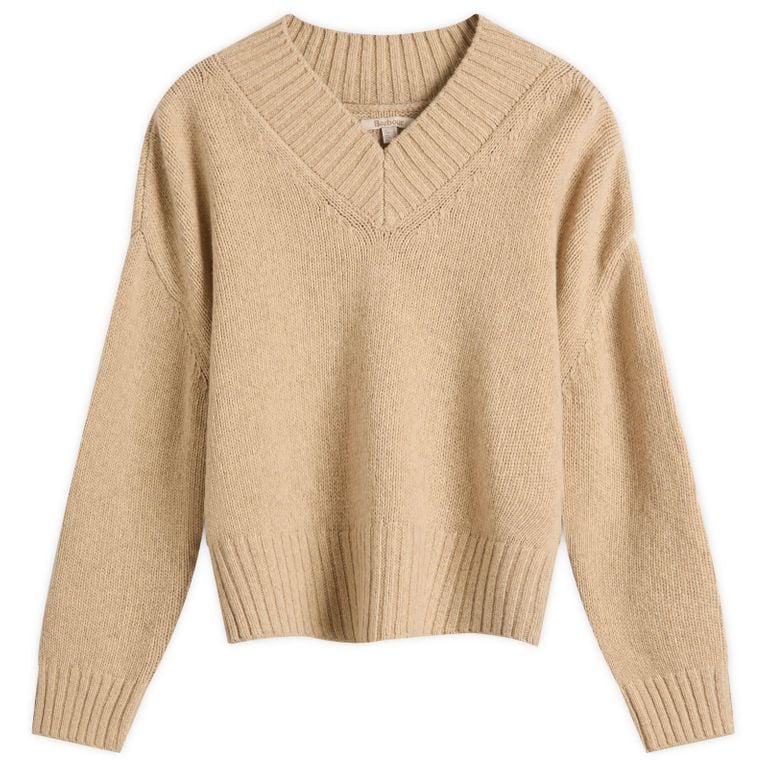 Antonia Knitted Jumper - Natural - Barbour Knitwear
