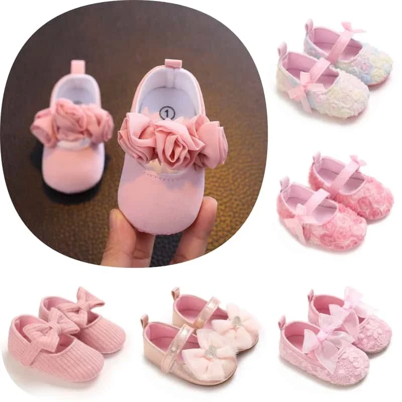 Lässige und süße Mary-Jane-Schuhe für Babymädchen, bequeme, leichte und weiche flache Schuhe für Frühling und Herbst.