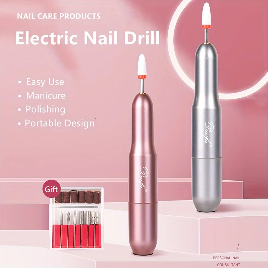 Professionelles Elektrisches Nagelbohrer-Set, Nagelfeilen-Set, Nagelpflege-Set, Nagelbohrer-Set für Zuhause und Salon, Nagelpolier-Set Image