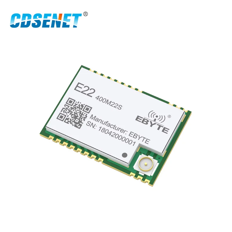 433 MHz SX1268 LoRa Transceiver-Modul CDSENET E22-400M22S SMD 20 dBm große Reichweite 6,5 km Sender und Empfänger TCXO HF-Modul Image