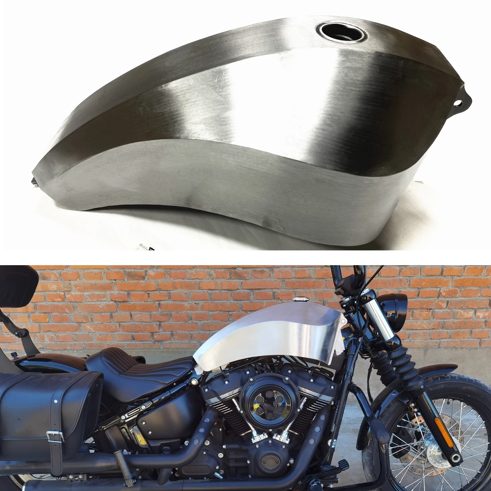 Für Harley Davidson Softail 2018-2022 20L Motorrad Benzin Gas Kraftstofftank Image