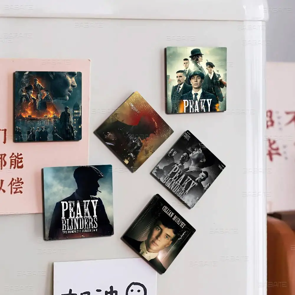 P-PeakyS Shelby B-Blinder, personalisierte Foto-Kühlschrankmagnete, rund, magnetisch, Kühlschrank-Dekoration, Gedenkgeschenke, Hochzeitsgeschenke