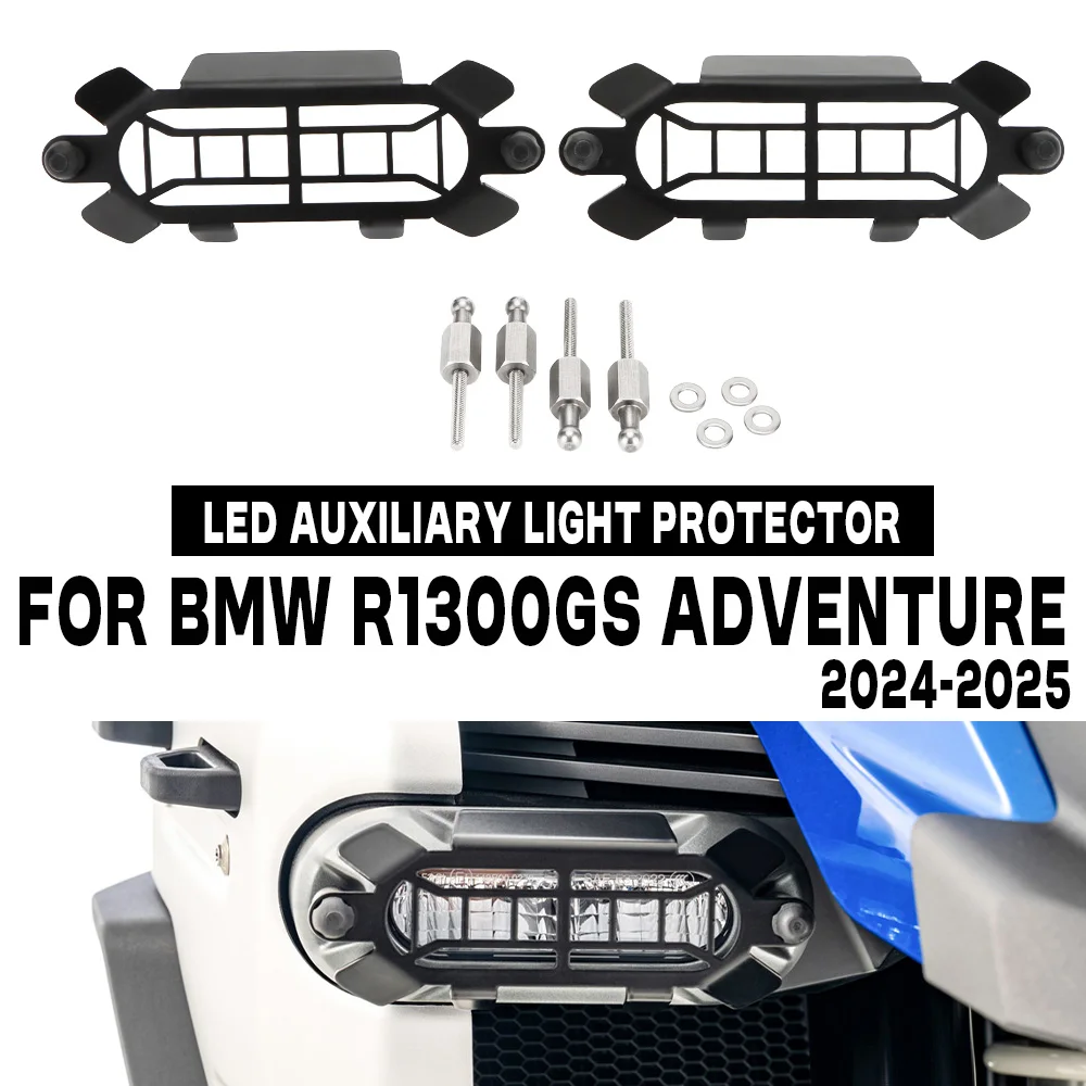 R1300GS ADV Lampe Wachen Grille Für BMW R 1300GSA r1300 gs adv 2025, LED Hilfs Schutz Licht Abdeckung Motorrad Zubehör Image