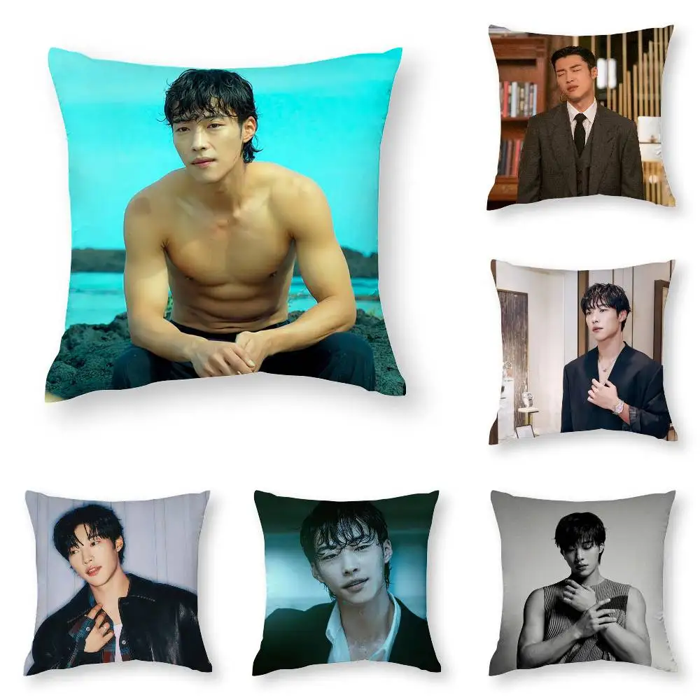 Woo Do H-Hwan Kissenbezug, 3D-Druck, Polyesterfaser, 40 x 40 cm, für Zuhause, Sofa, Dekoration, Festival, Geschenk Image