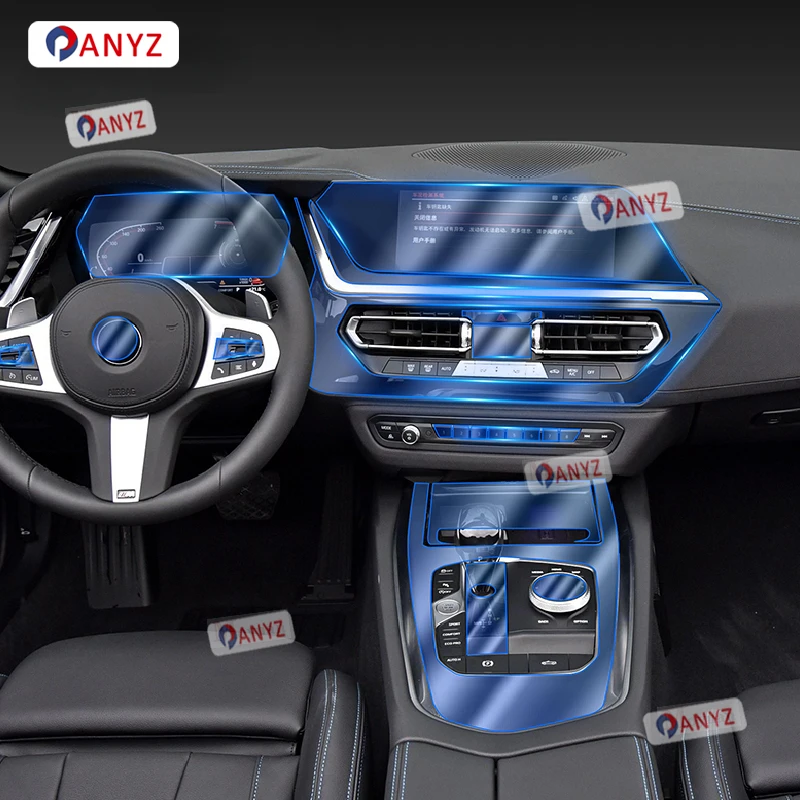 Für BMW G29 Z4 25i M40i 2019-20 Auto Interior Center konsole Transparente TPU Schutz film Anti-scratch Reparatur film Zubehör Image