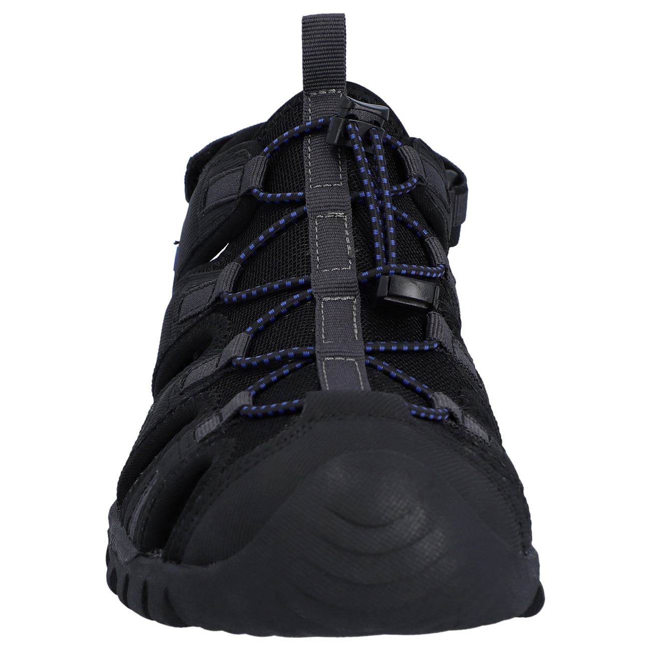 Sandale HI-TEC "Hi-Tec Sandalen Cove Sport", Herren, Gr. 44, Normalschaft, schwarz, anthrazit, elektrisches indigo, Synthetisches Obermaterial, Schuhe Sandale