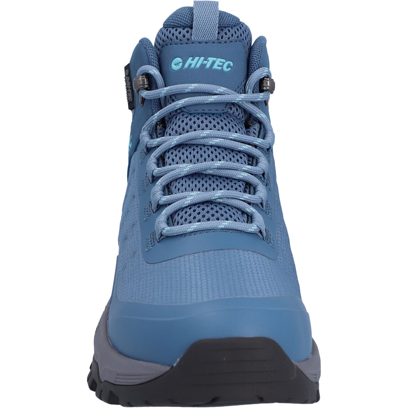 Wanderschuh HI-TEC "Hi-Tec Stiefel Storm Expedition Sport Wp Frauen", Damen, Gr. 39, Normalschaft, mittelblau, Obermaterial: 60% Textil + 40% Synthetik Futter: 100% Textil Innensohle: 90% EVA/10% Textil Laufsohle: 100% Synthetik, Schuhe Wanderschuh